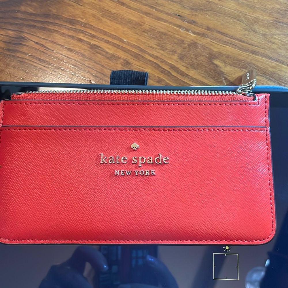 Kate spade large slim card holder wallet